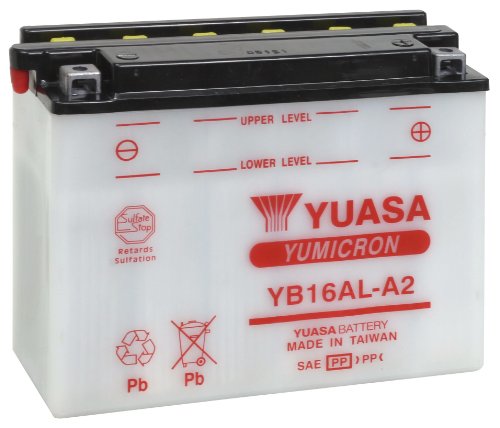 Yuasa Batteries YUAM22162 Yumicron YB16AL-A2 12V Conventional Battery
