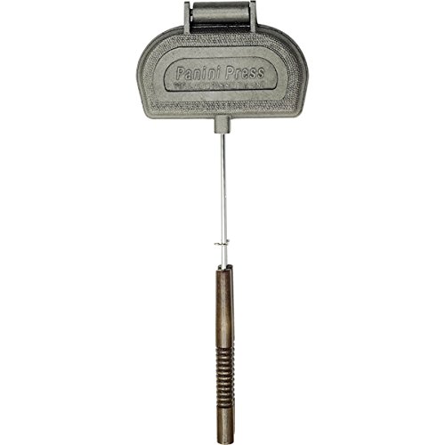 Rome Industries 1305 Cast Iron Panini Press with Wood Handles