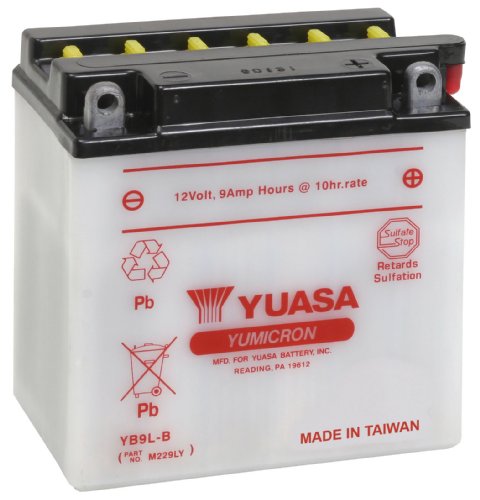 Picture of Yuasa Batteries YUAM229LY Yumicron Conventional Battery - YB9L-B 12V