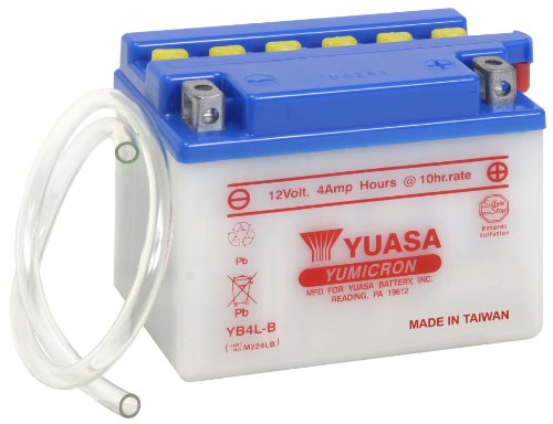 Picture of Yuasa Batteries YUAM224LB Yumicron Conventional Battery - YB4L-B 12V