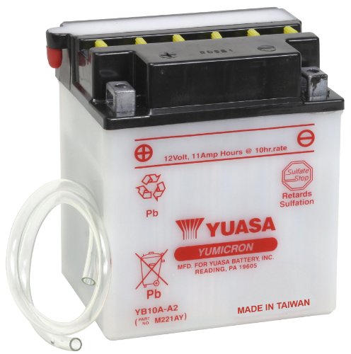 Picture of Yuasa YUAM221AY Yumicron Conventional Battery - YB10A-A2 12V 11Ah 160 CCA