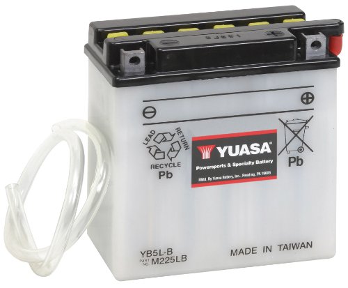 Picture of Yuasa YUAM225LB Yumicron Conventional Battery - YB5L-B 12V 5Ah 65 CCA