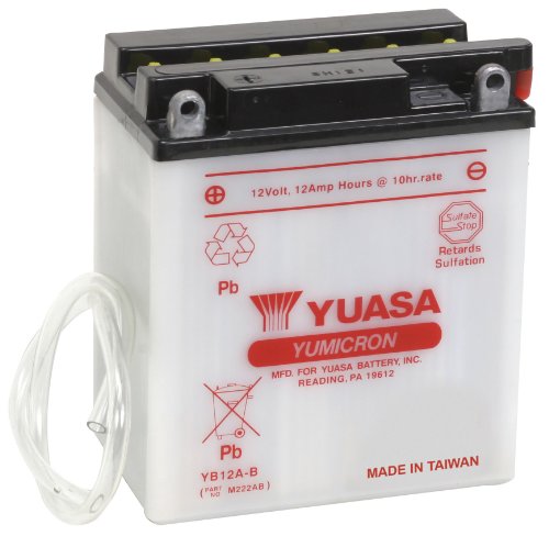 Picture of Yuasa YUAM222AB Yumicron Conventional Battery - YB12A-B 12V 12Ah 165CCA