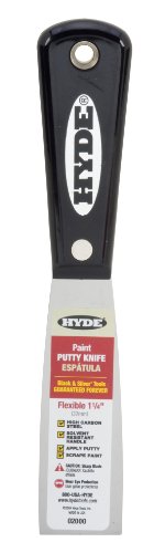 Hyde Tools 02000 Black & Silver Putty Knife