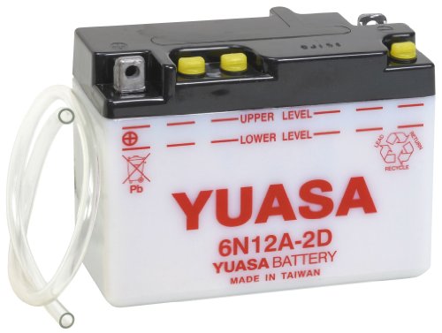 Yuasa Batteries YUAM2612D 6N12A-2D 6-Volt Conventional Battery