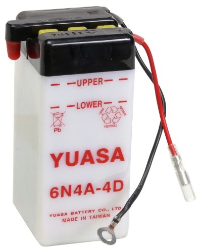 Picture of Yuasa Batteries YUAM26A4B Conventional Battery - 6N4A-4D 6V