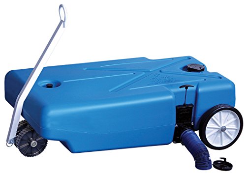 Barker Mfg 30844 4-Wheeler Tote Tank 42 Gallon RV Waste Water Portable Holding Tank