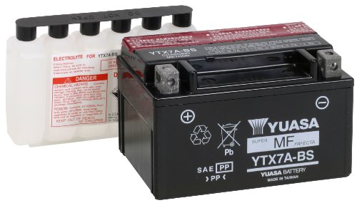 Yuasa Batteries YUAM32X7A YTX7A-BS Maintenance Free AGM Battery 12V 6Ah