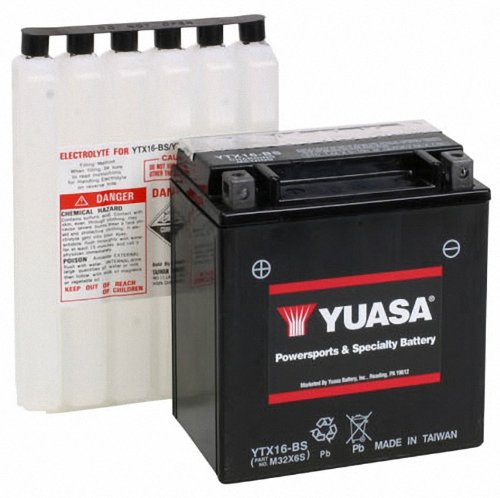 Yuasa YUAM32X6S YTX16-BS Maintenance Free AGM Battery 12V 14Ah