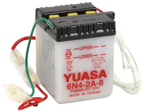 Picture of Yuasa Batteries YUAM2648A Yumicron 6N4-2A-8 6 Volt Conventional Motorcycle Battery