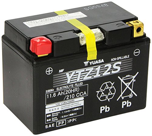 Yuasa YUAM7212A YTZ12S Factory Activated Maintenance Free 12V Battery