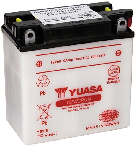 Picture of Yuasa YUAM229BY Yumicron Conventional Battery - YB9B 12V 9Ah
