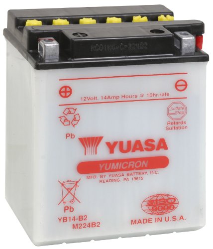 Picture of Yuasa Batteries YUAM224B2 Yumicron High-Performance Motorcycle Battery - 12V