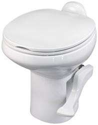 Thetford 42058 Aqua Magic Style II High Profile RV Toilet with Hand Sprayer White
