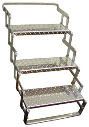 Brophy Prod AS03 Cr Brophy Machine Works As03 18" Wide Aluminum Scissor 3 Step