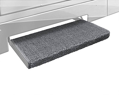 Prest-O-Fit 2-1053 Jumbo Wraparound Plus RV Step Rug Stone Gray 23"
