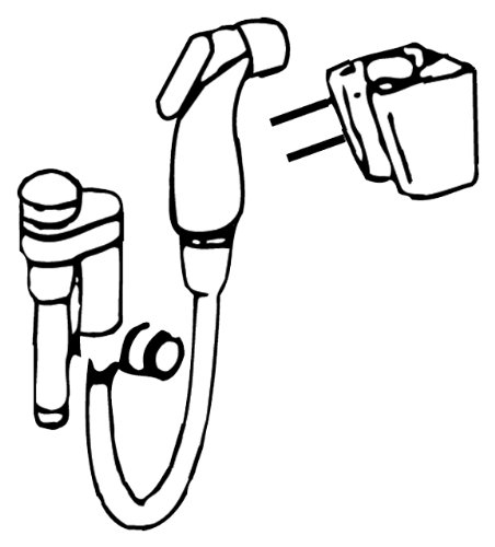 Sealand 385319054 Vacuum Breaker Kit with Hand Spray for RV Marine Toilets