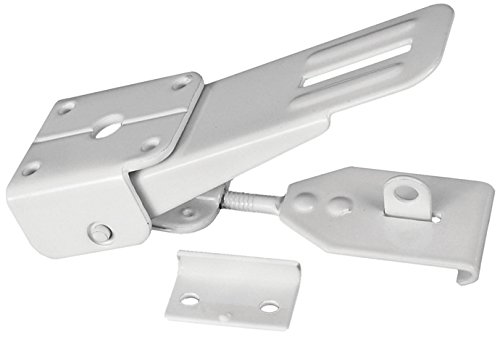 RV Designer E316 Camper Door Latch - Locking, White