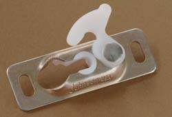 RV Designer H529 Sliding Door Hanger - Interior Door Roller Mounting Plate 2-Pack