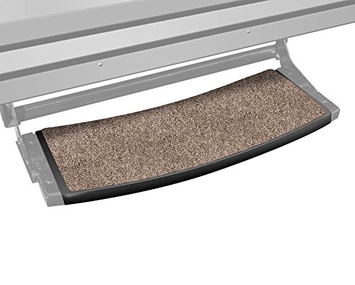 Prest-O-Fit 2-0371 Outrigger Radius RV Step Rug Walnut Brown 22 Inch