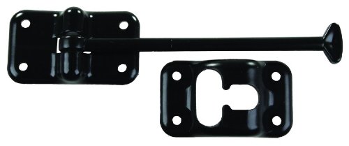 JR Race Car 10434 6-Inch T-Style Door Holder - Black