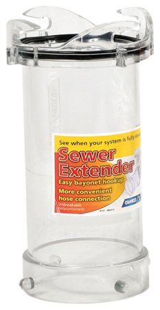 Camco 39572 RV Sewer Hose Adapter 5 Inch Clear Extender