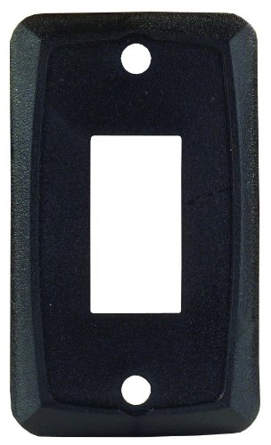 JR Race Car 12855 Single Switch Face Plate Black RV
