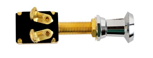 Attwood Marine 7563-6 Push/Pull Switch Two-Position Chrome