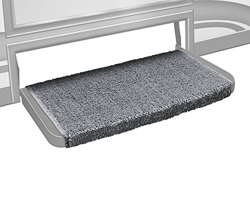 Prest-O-Fit 2-1073 Wraparound Plus RV Step Rug Stone Gray 20 Inch