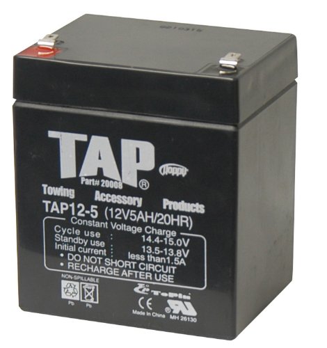 Hopkins 20008 12 Volt Rechargeable Breakaway Battery 5 Amp
