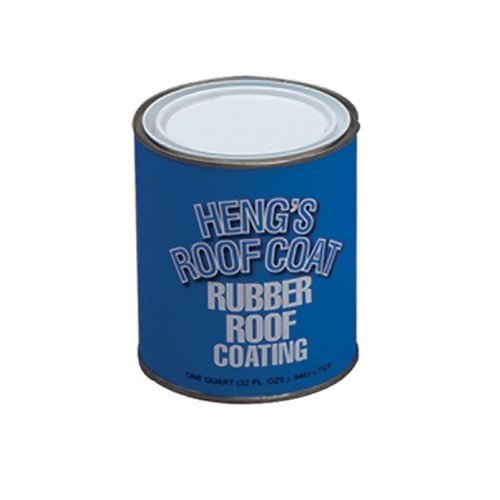 Heng's 46032 Rubber Roof Coating - White 32 oz EPDM RV Roof Sealant
