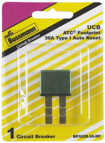 Bussmann BP/UCB30RP 30 Amp Type-I Universal Circuit Breaker with Auto Reset