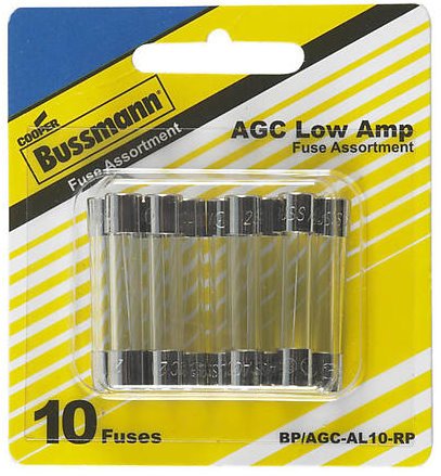 Bussmann BP/AGC-AL10RP AGC Low Amp Fuse Assortment Kit