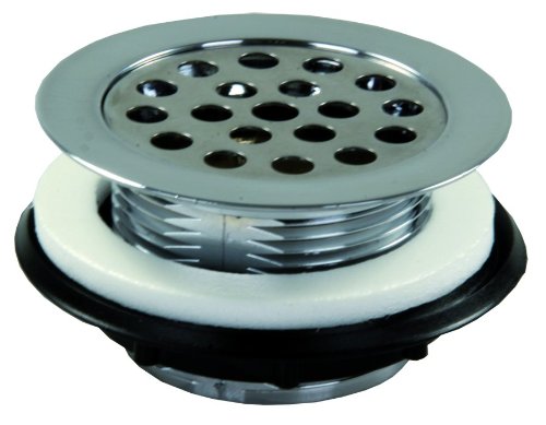 JR Race Car 95175 Chrome Shower Strainer with Grid and Gasket