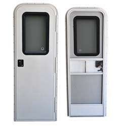 AP 015-217709 RV Entrance Door Right Hand 26x72 Radius Style Polar White