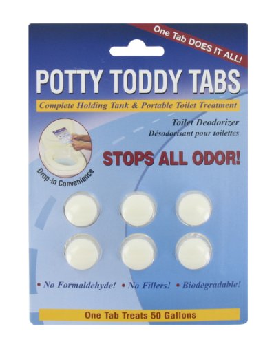 Valterra Q5000VP Potty Toddy Holding Tank Deodorizer Tablets, 6 Pack