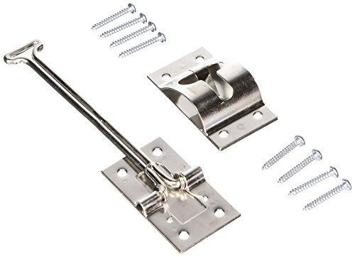 RV Designer E226 Stainless Steel 6" Self-Closing T-Style RV Entry Door Holder