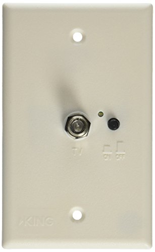 King Controls Pb1000 Antenna Power Injector Switch - White