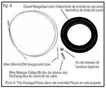 Thetford 31711 Foot Pedal Cable for Aqua-Magic V RV Toilet