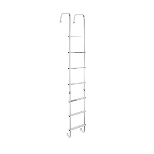 Stromberg Carlson LA-401 Universal Exterior RV Ladder - Aluminum - 99.5 Inch - Silver