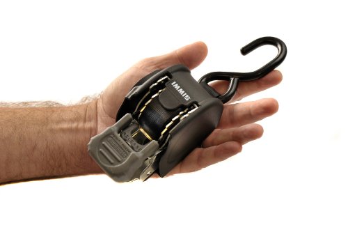 Boatbuckle F106877 Mini Transom Tie-Down 1"x6' 466 lb Work Load 1400 lb Tensile Strength 2-Pack