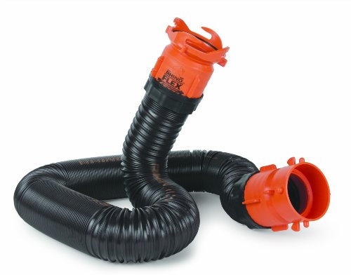 Camco 39764 RhinoFLEX 10ft RV Sewer Hose Extension with Swivel Fittings