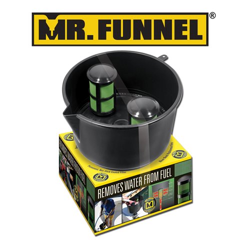 Hopkins F8C Mr Funnel 5 GPM Conductive Fuel Filter Funnel