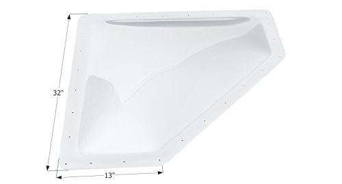 Icon 01869 Neo Angle RV Skylight White 28x10 Inch