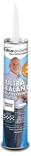 Dicor 610SASLW-1 White Roof Lap Sealant 10.3 oz Tube for RV EPDM Rubber Roofs