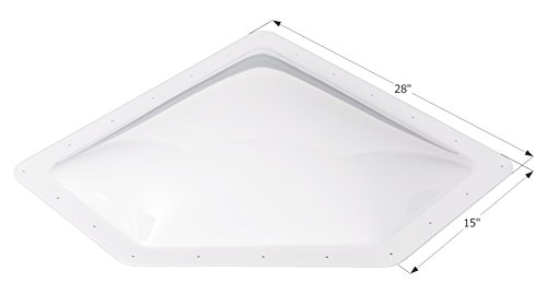 ICON 01867 Neo-Angle RV Skylight 24x12 White NSL2412W