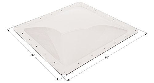 ICON 01856 RV Skylight Single Pane Clear 22x22 Inch Opening