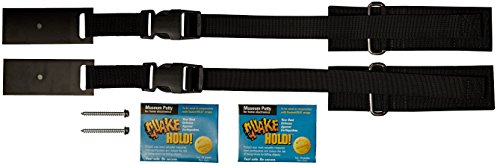 Ready America MRV4523 Universal Flat Screen TV Safety Strap Kit for RV and Marine