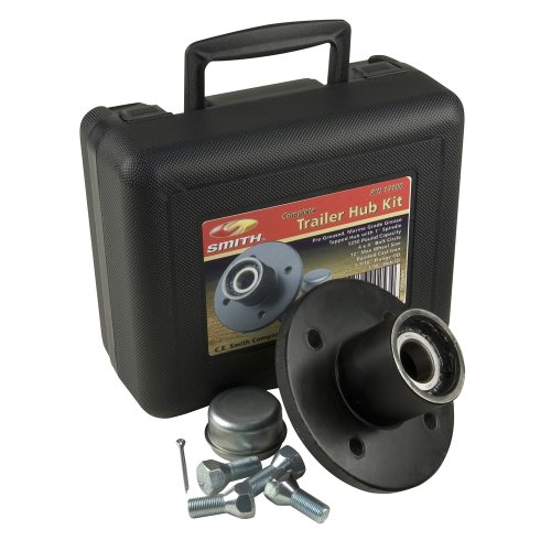 C.E. Smith 13100 Pre-Greased Trailer Hub Kit 4-Lug 1" Spindle 1250 lb