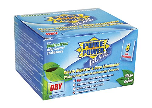 Valterra V23021 Pure Power Blue RV Holding Tank Treatment Drop-Ins 8 Pack